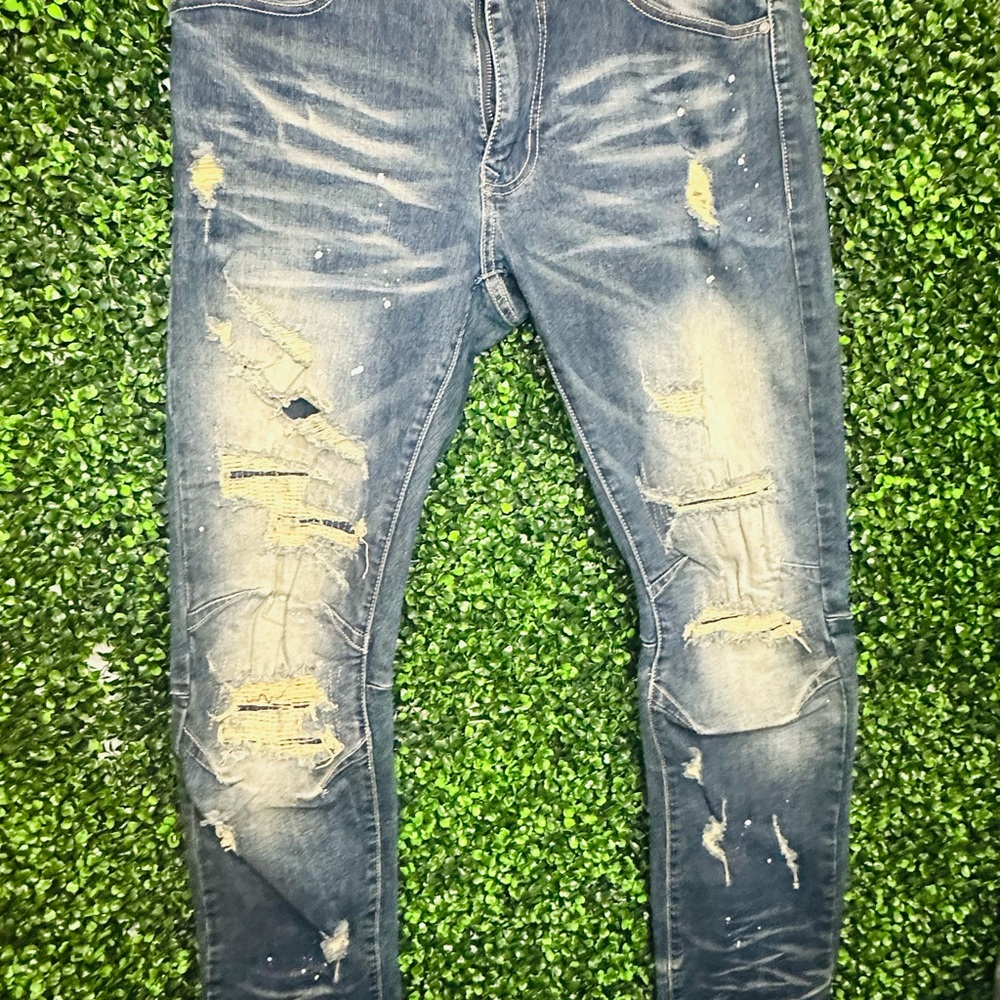 Men distress jeans